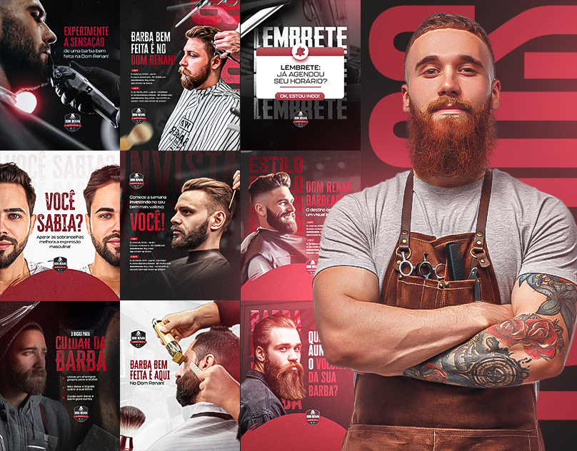 Social Media - Barbearia